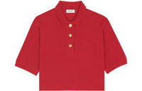 SAINT LAURENT SS22 Polo Shirt Women's Red