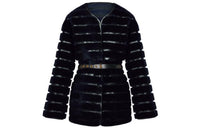 LOUIS VUITTON Coat Women's Navy Blue