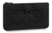 LOUIS VUITTON Discovery Pochette Monogram Shadow Pm Black
