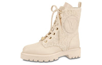 LOUIS VUITTON Territory Short Ankle Boots Women's Beige