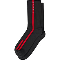 PRADA Mid-Calf Socks Men's 1 Pack Black