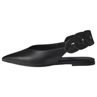 HERMES Gina Casual Single Shoes Women's Black
