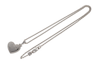 LOUIS VUITTON K18 Platinum Necklaces Unisex