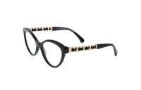 CHANEL - Cat Eye Eyeglass Frames Women's Black