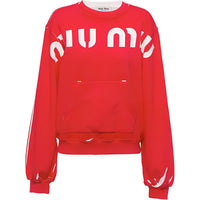 MIU MIU SS23 Sweatshirt Women's Red