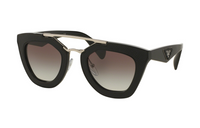 PRADA Plastic Aviator Sunglasses Women's Black