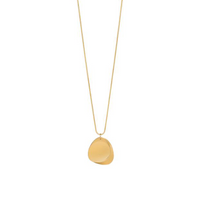 CELINE Petale Necklace In Brass With Gold Finish