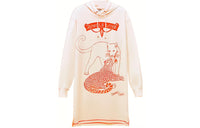 HERMES FW22 Long-Sleeved Dresses Women's Straw Beige
