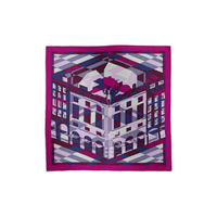 HERMES Vintage Silk Silk Scarves Men's Purple