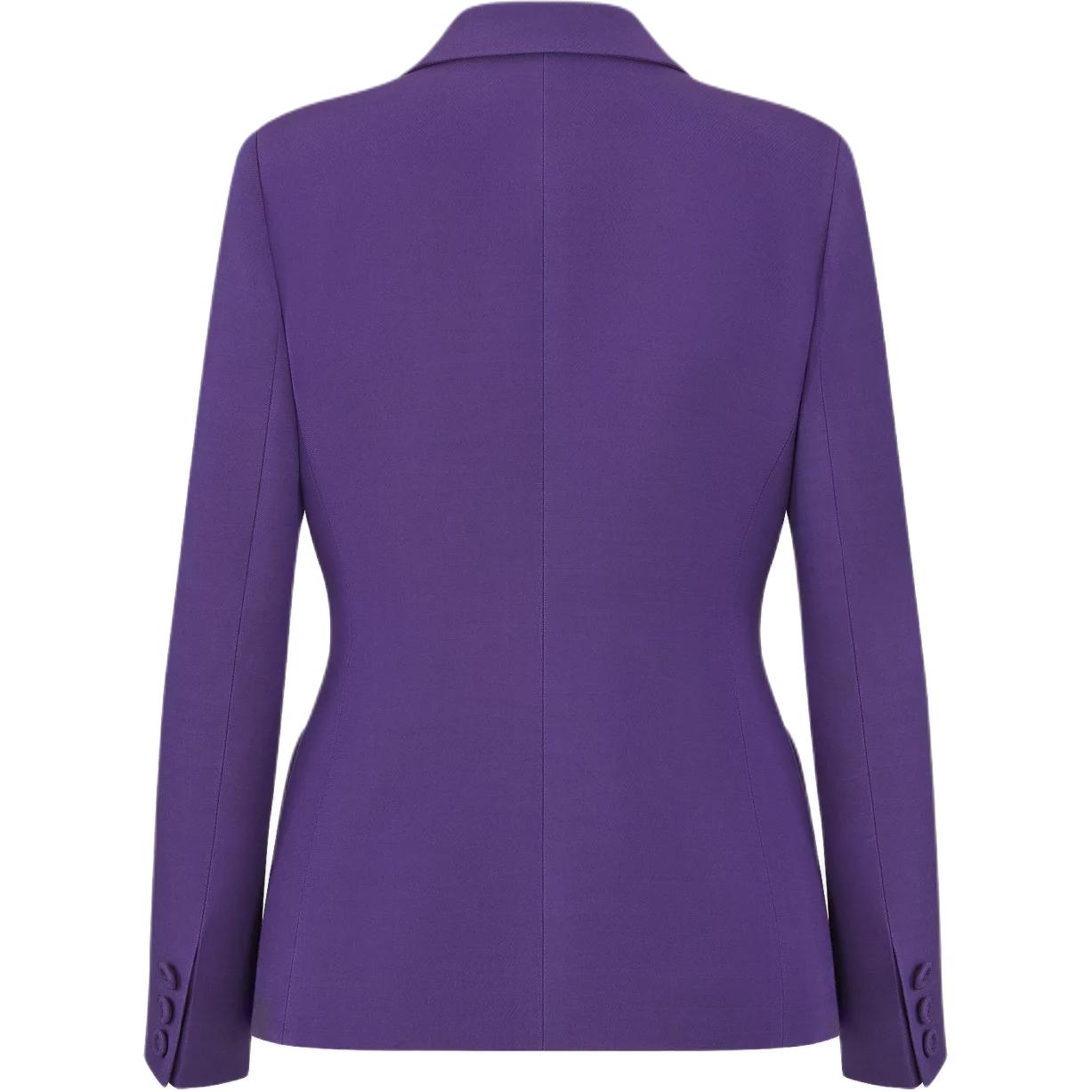 DIOR FW24 Business Suits Coats Women's Purple