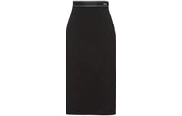 PRADA FW22 Casual Long Skirts Women's Black