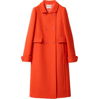 MIU MIU Coats Women's Patent Red