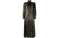 SAINT LAURENT Long-Sleeved Dresses Women's Black