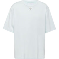 PRADA T Shirts Men Light Blue