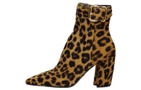 PRADA Ankle Boots 8.5cm Women's Leopard Print