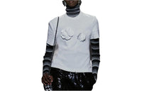 CHANEL Drop Shoulder Sleeve T-Shirt Women's White