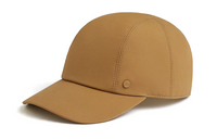 HERMES Cotton Baseball Caps Men's Brown