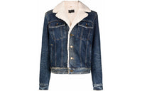 SAINT LAURENT Denim Jackets Women's Blue