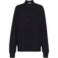 PRADA Long sleeve Cashmere Polo Shirt