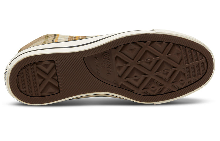 (WMNS) Converse Chuck Taylor All Star Khaki Plaid Sneakers 568925C