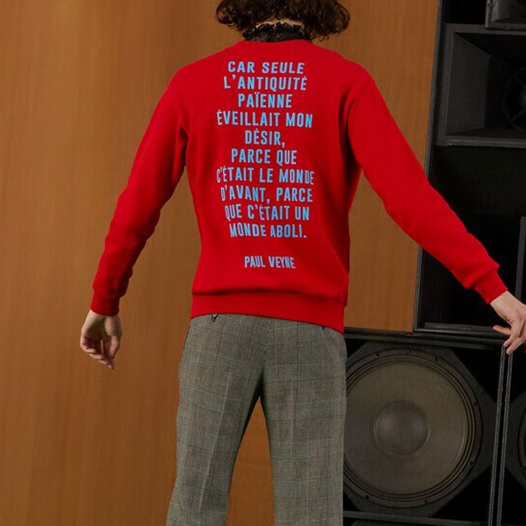 Gucci 'Humphrey Bogart' Print Sweatshirt 'Red' 623245-XJEN-86269