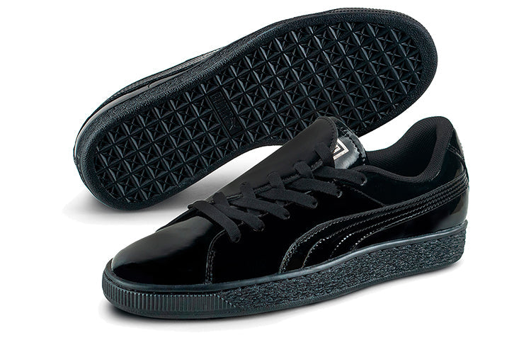 (WMNS) PUMA Basket Crush Casual Sneakers Black 369556-04