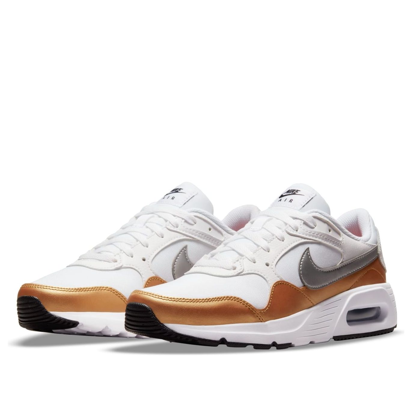 (WMNS) Nike Air Max SC 'White Metallic Gold' CW4554-107
