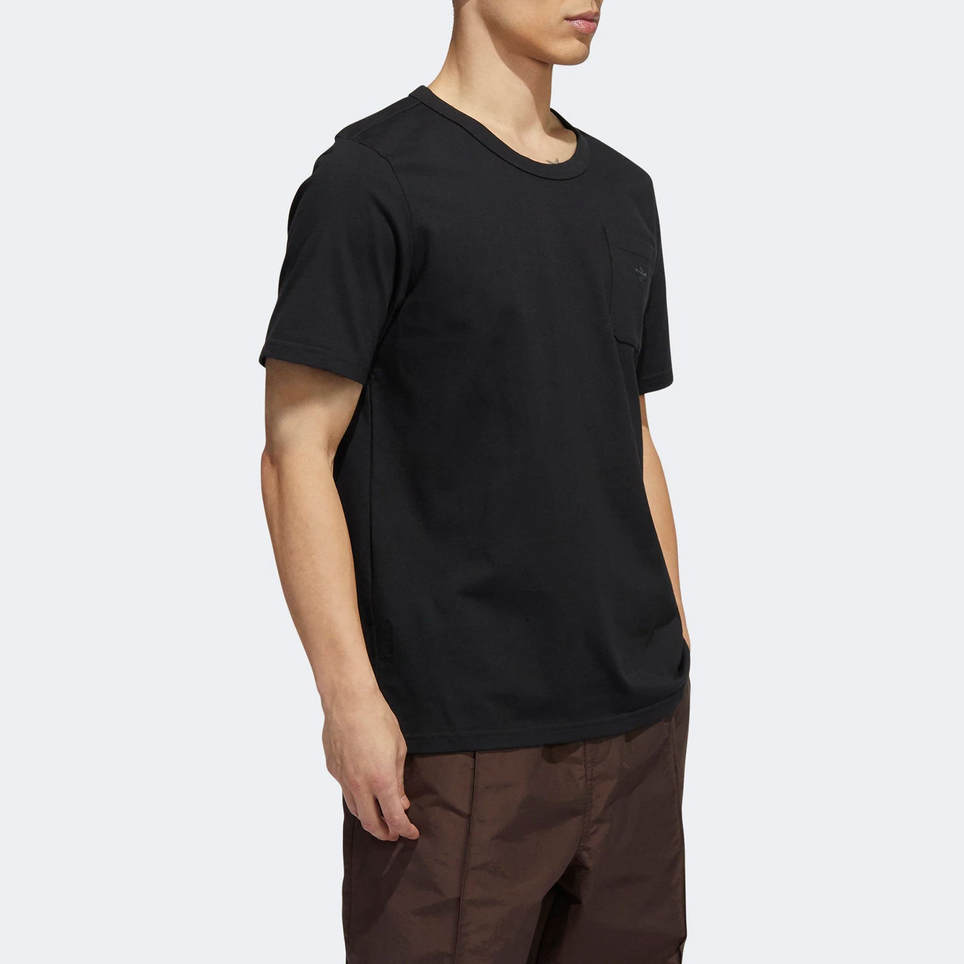 adidas Original Shmoofoil Heavyweight Pocket Tee 'Black' HM6859
