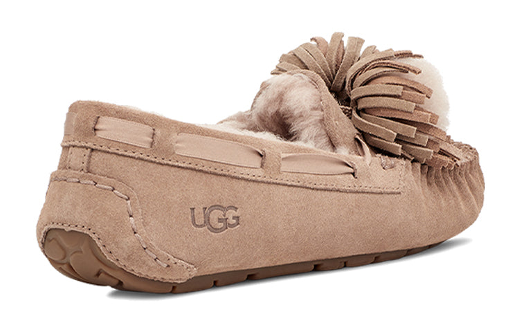 (WMNS) UGG Dakota Bow Pom 'Beachwood' 1124031-BCHW
