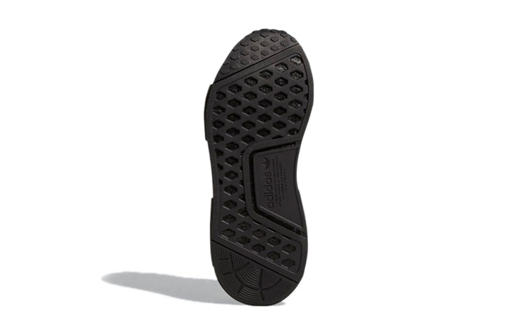 (GS) adidas NMD_R1 'Black Solar Red' GV7350