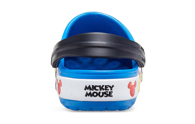 (PS) Crocs Disney Mickey Outdoor Flat Heel Sports Blue Sandals 206307-4JL