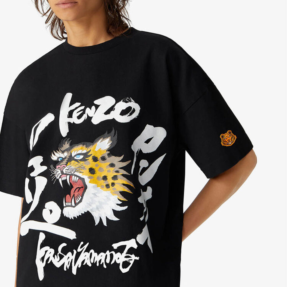 KENZO SS21 Printing Round-neck Black FB52TS6404SK-99