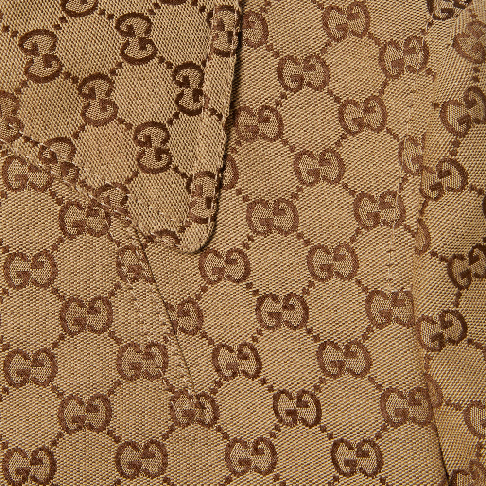 (WMNS) Gucci GG Canvas Coat 'Beige Brown' 788387-Z8BSO-2190