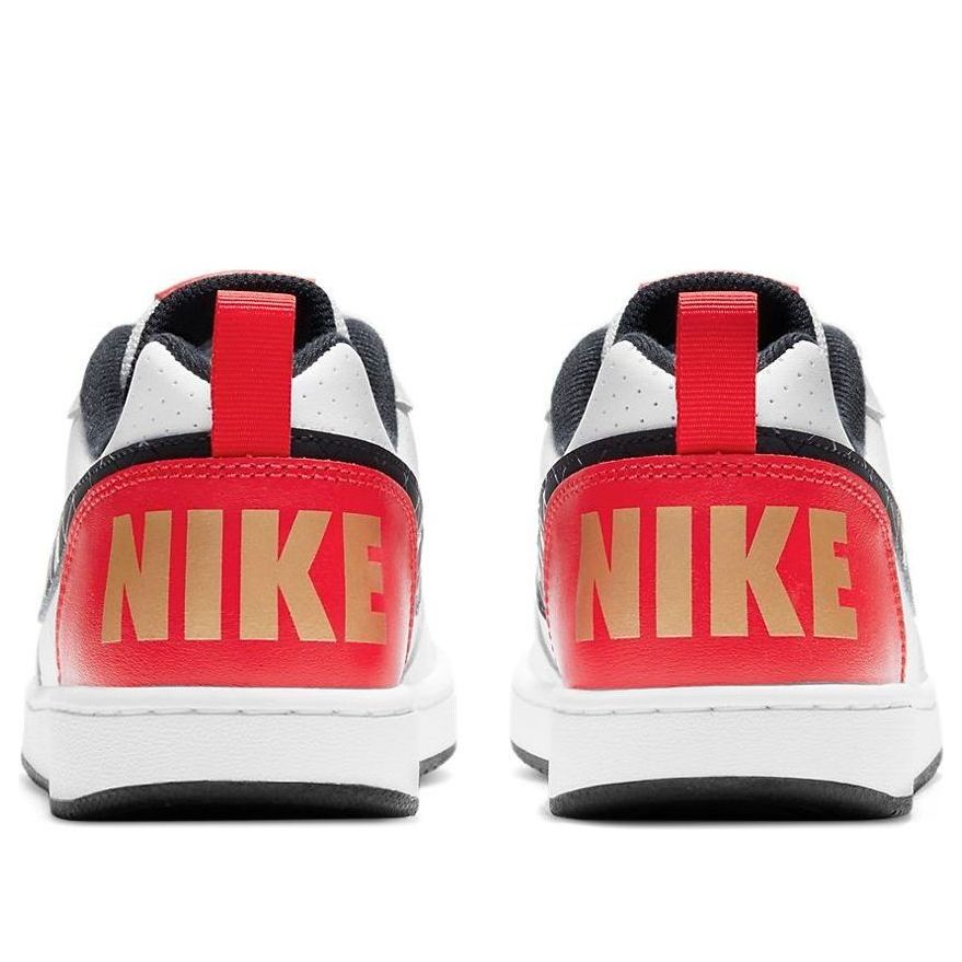 (GS) Nike Court Borough Low 'Black White Red' DD8495-106