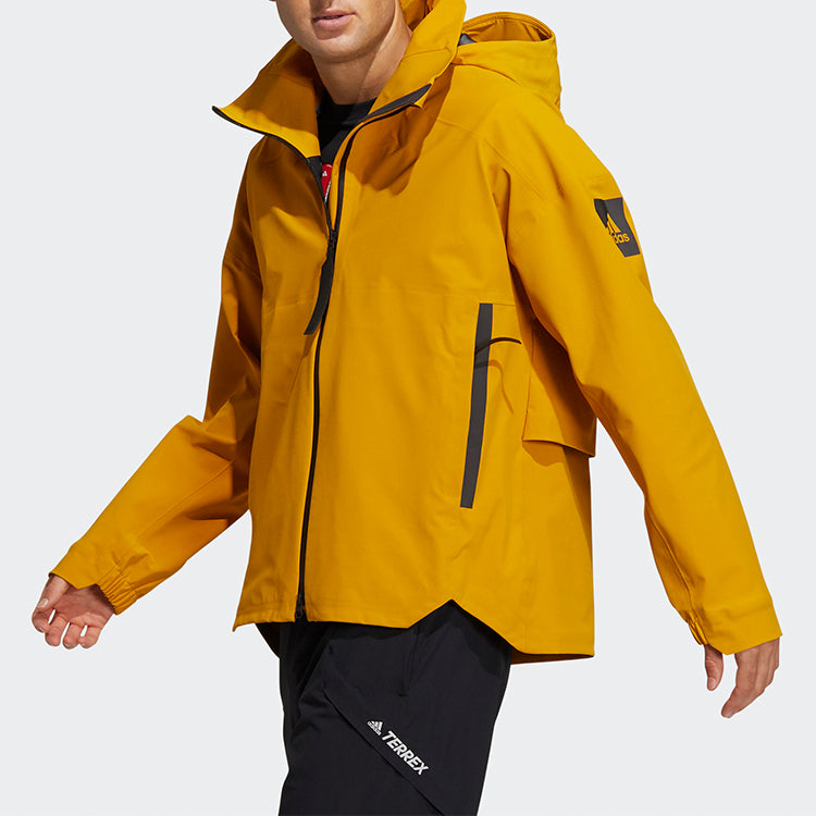 adidas Outdoor Sports Hooded Jacket Yellow GL1356