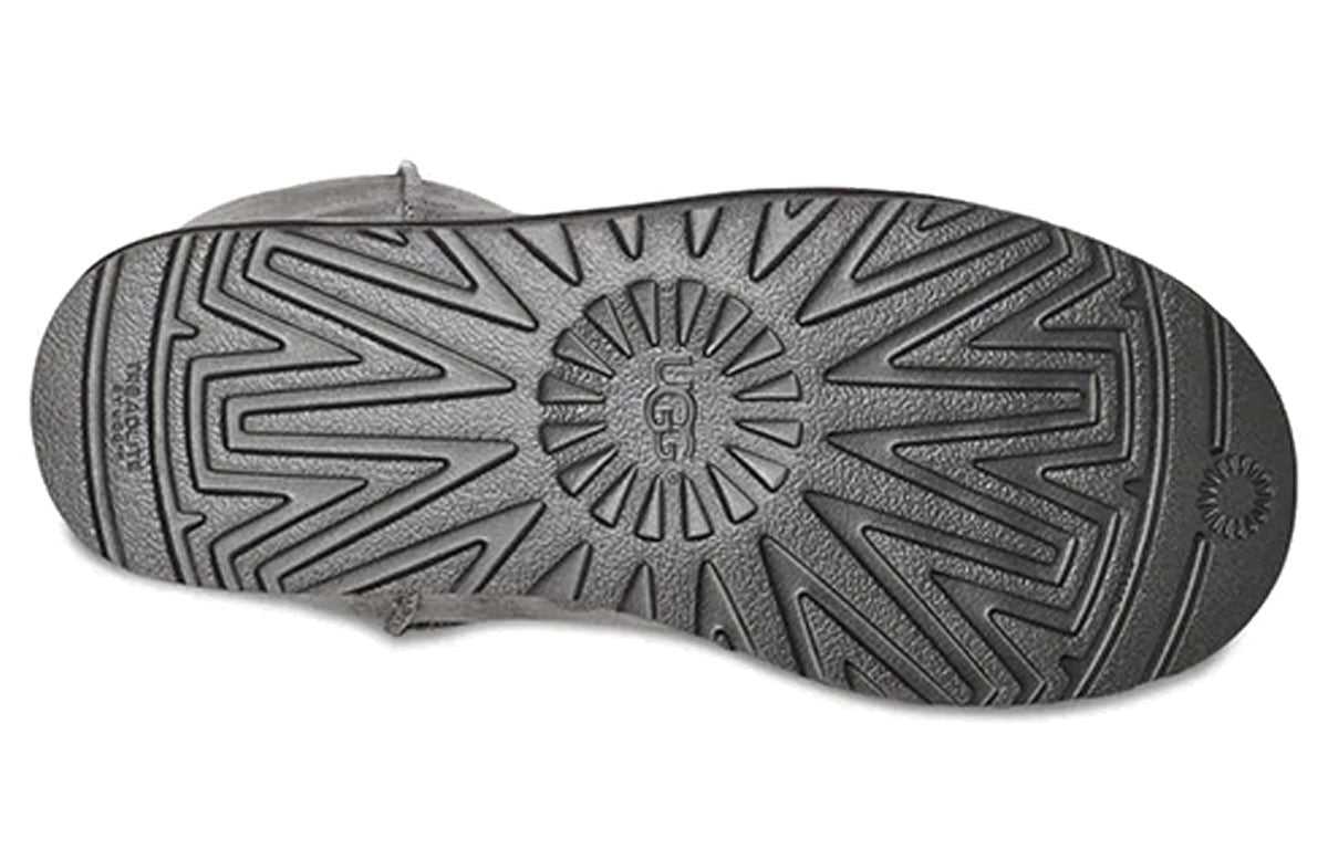 (WMNS) UGG Classic Short Crystal Snow Boots Gray 1091649-GREY
