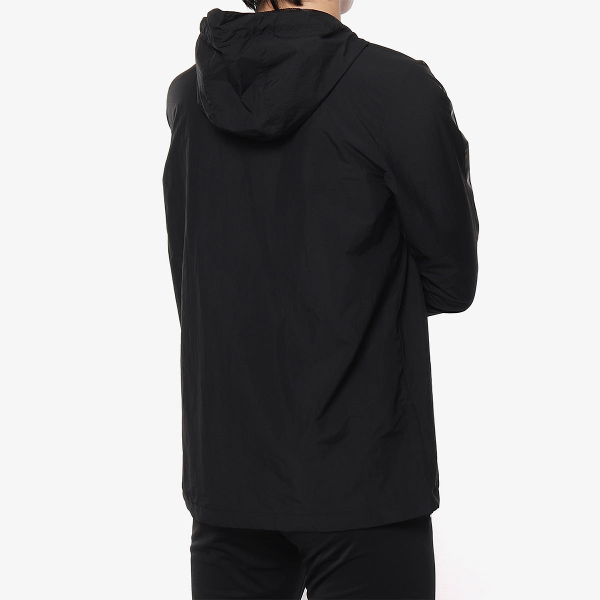adidas neo M Sw Wb logo Printing Cozy Casual Sports Hooded Jacket Black DW8167