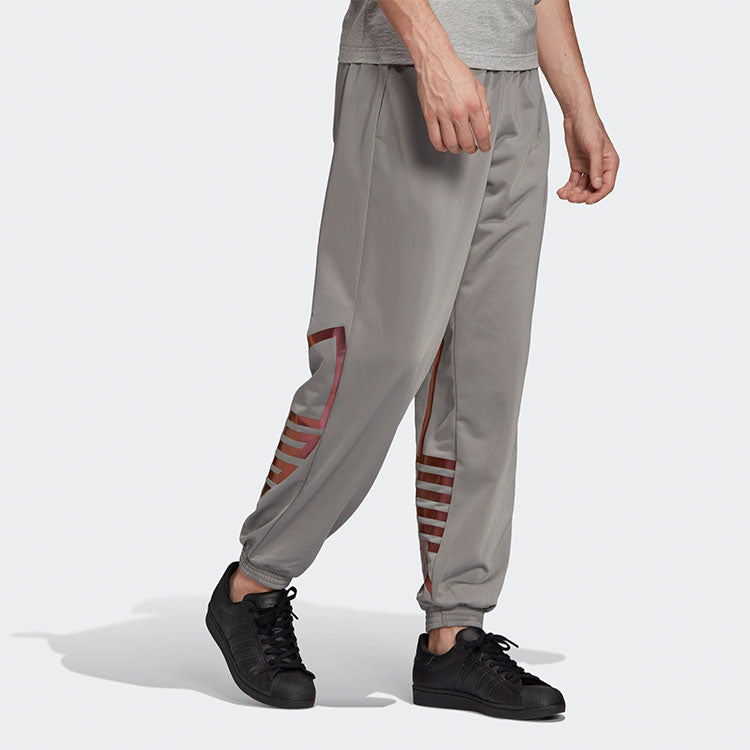 adidas originals Metal Print Embroidered Leggings For Men Grey FS7330