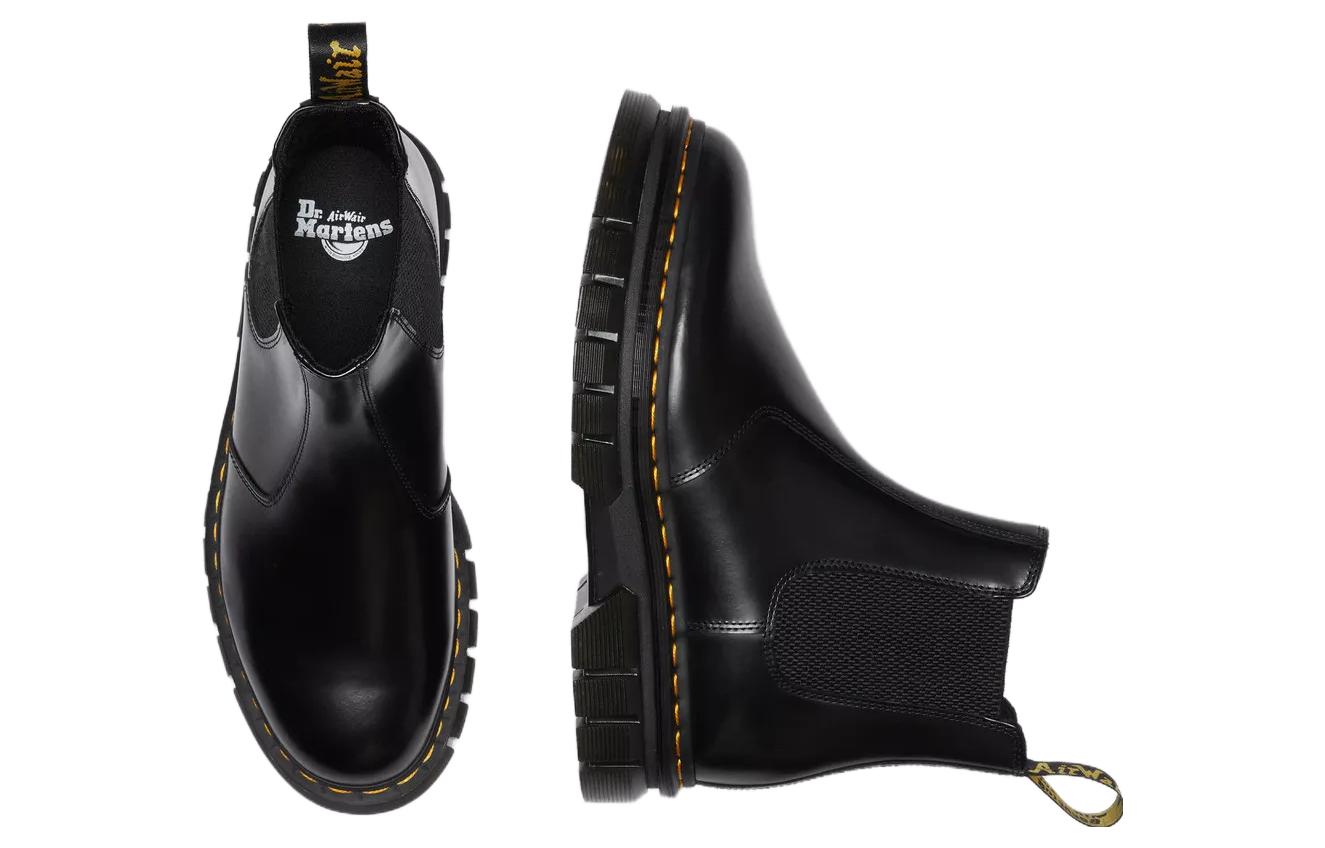 Dr. Martens Rikard Polished Smooth Leather Chelsea Boots 'Black' 27834001