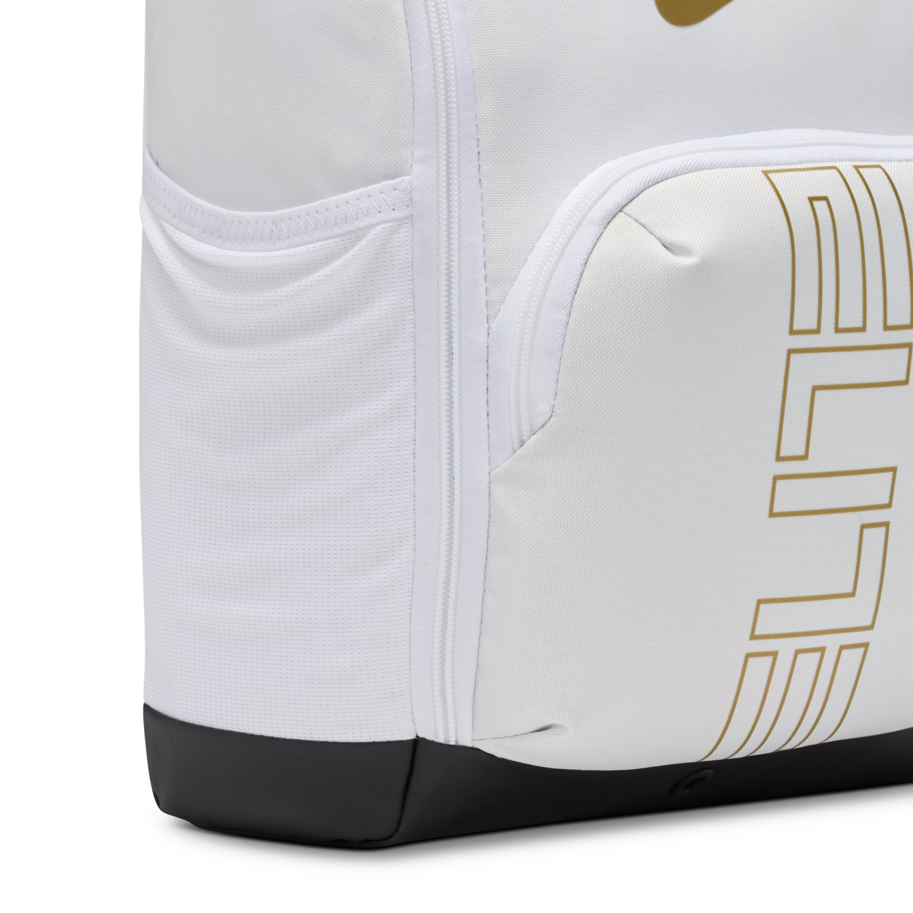 Nike Varsity Elite Basketball Shoe Bag 'White Black Metallic Gold' HM9970-100