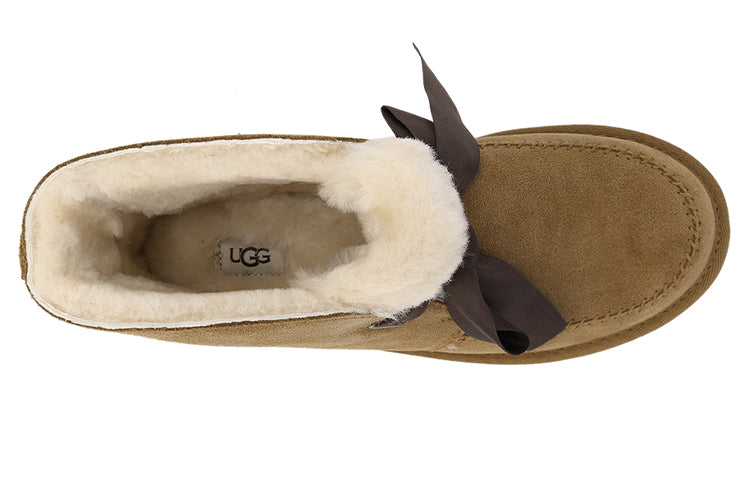 (WMNS) UGG Kallen Lace Lacing Brown 1119934-CHE