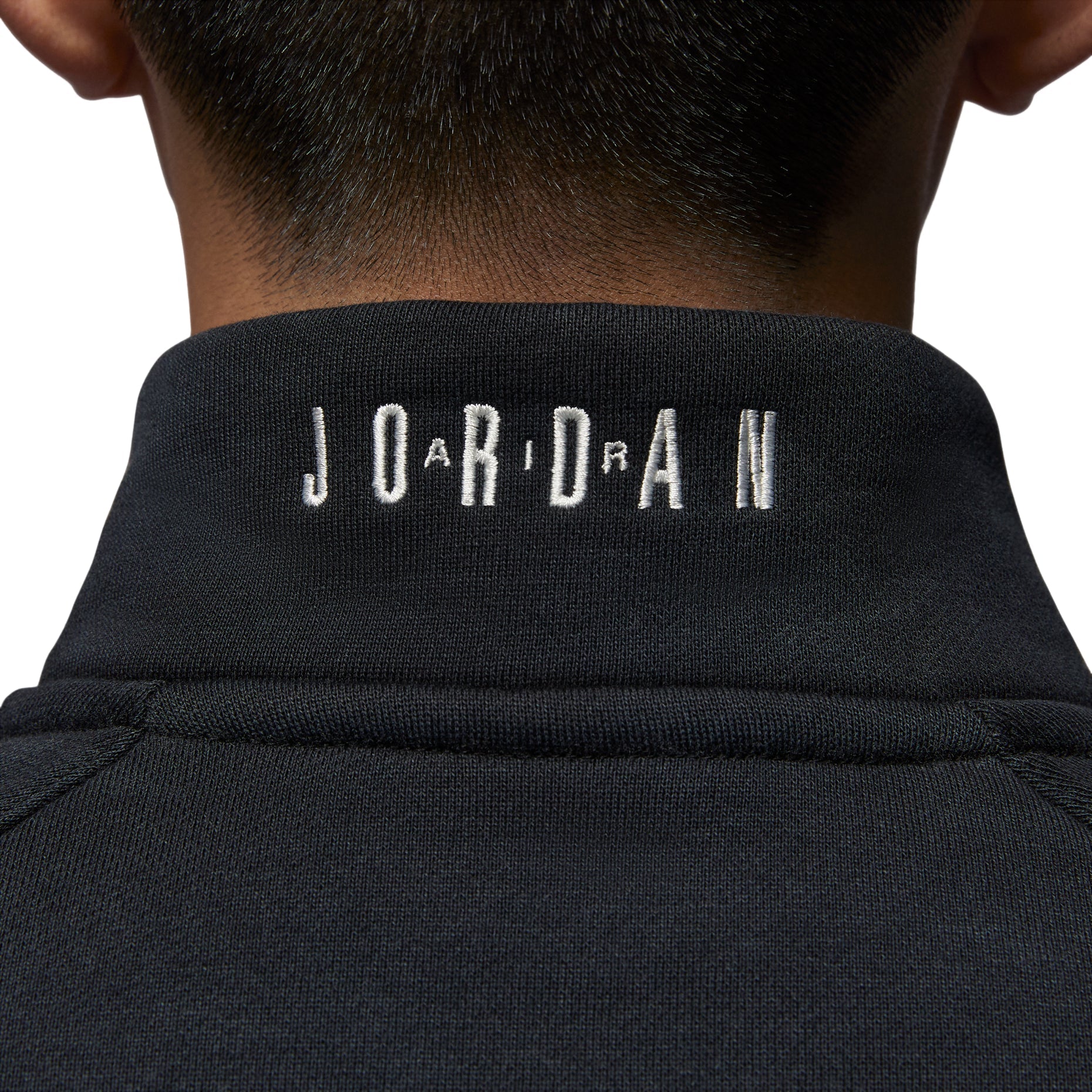 Jordan Flight Graphic Fleece 1/4-Zip Top 'Black Sail' IF1817-010