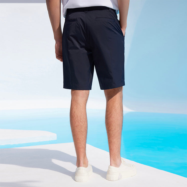 FILA Logo Pattern Casual Sports Shorts Navy Blue F11M122802F-NV