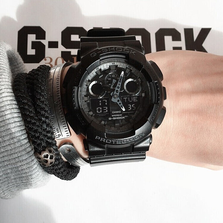CASIO G-Shock Analog-Digital 'Black' GA-100CF-1APR