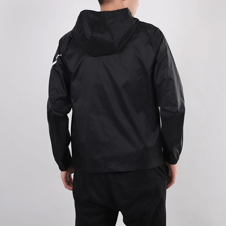 Nike Sportswear Swoosh Full-length zipper Cardigan Hooded Jacket Black CJ5640-010