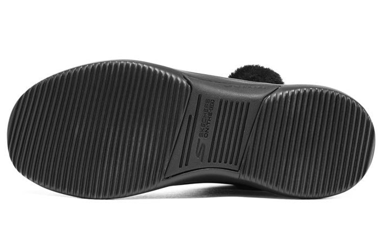 (WMNS) Skechers On-The-Go Midtown So Plush 'Black' 144250-BBK