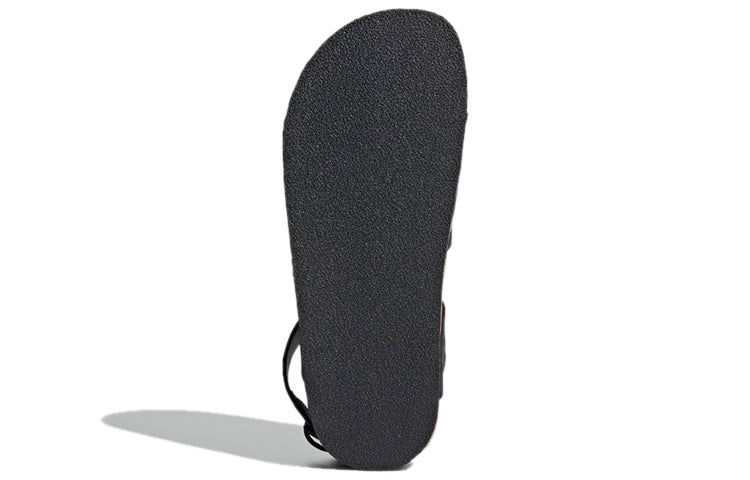 (WMNS) adidas Adilette Ankle Wrap 'Black Grey' EG3850
