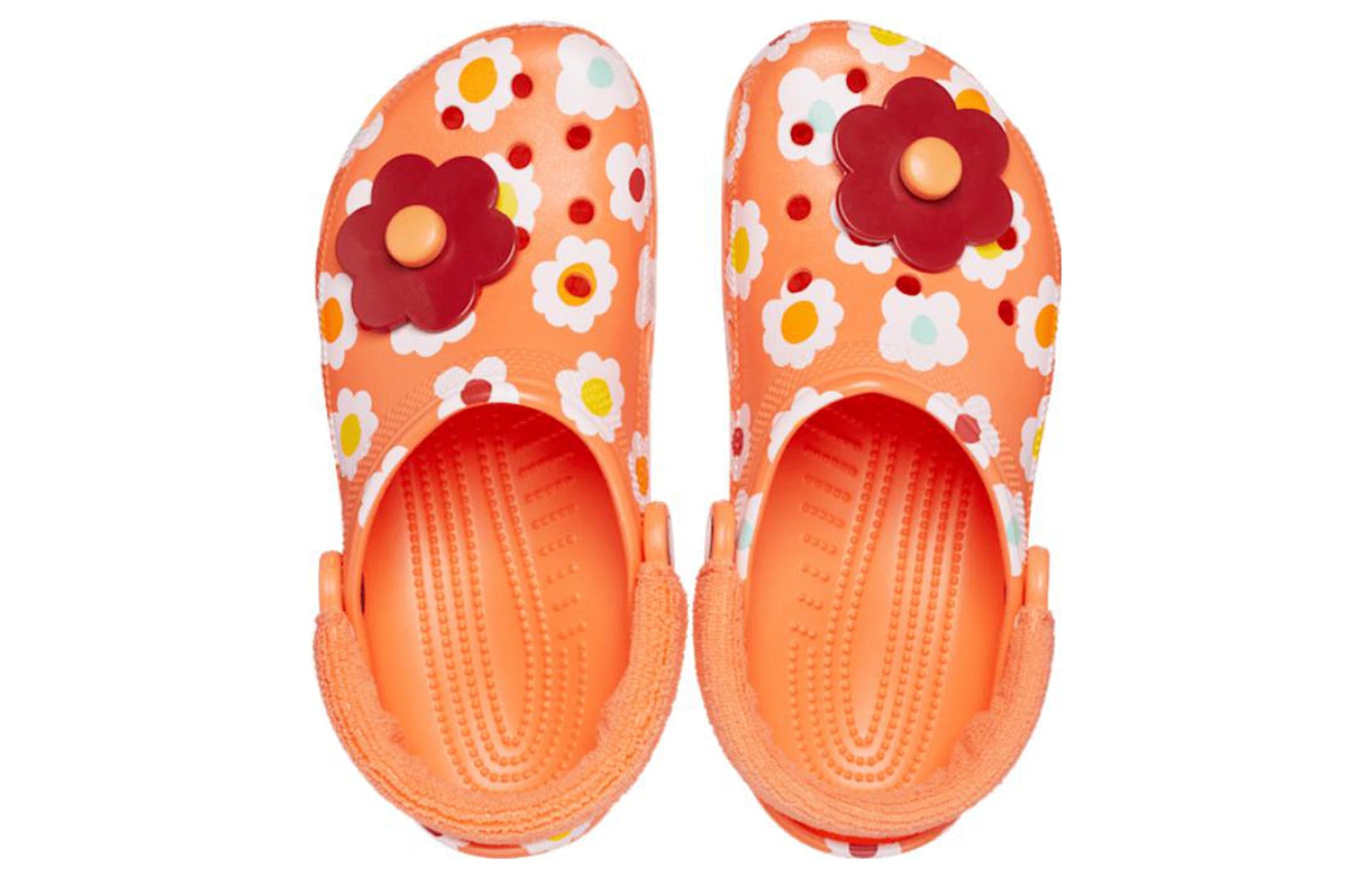 Crocs Classic Terry Cloth Clogs 'Orange' 208892-84A