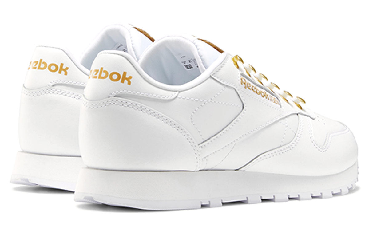 (WMNS) Reebok Classic Leather White/Gold FV1077
