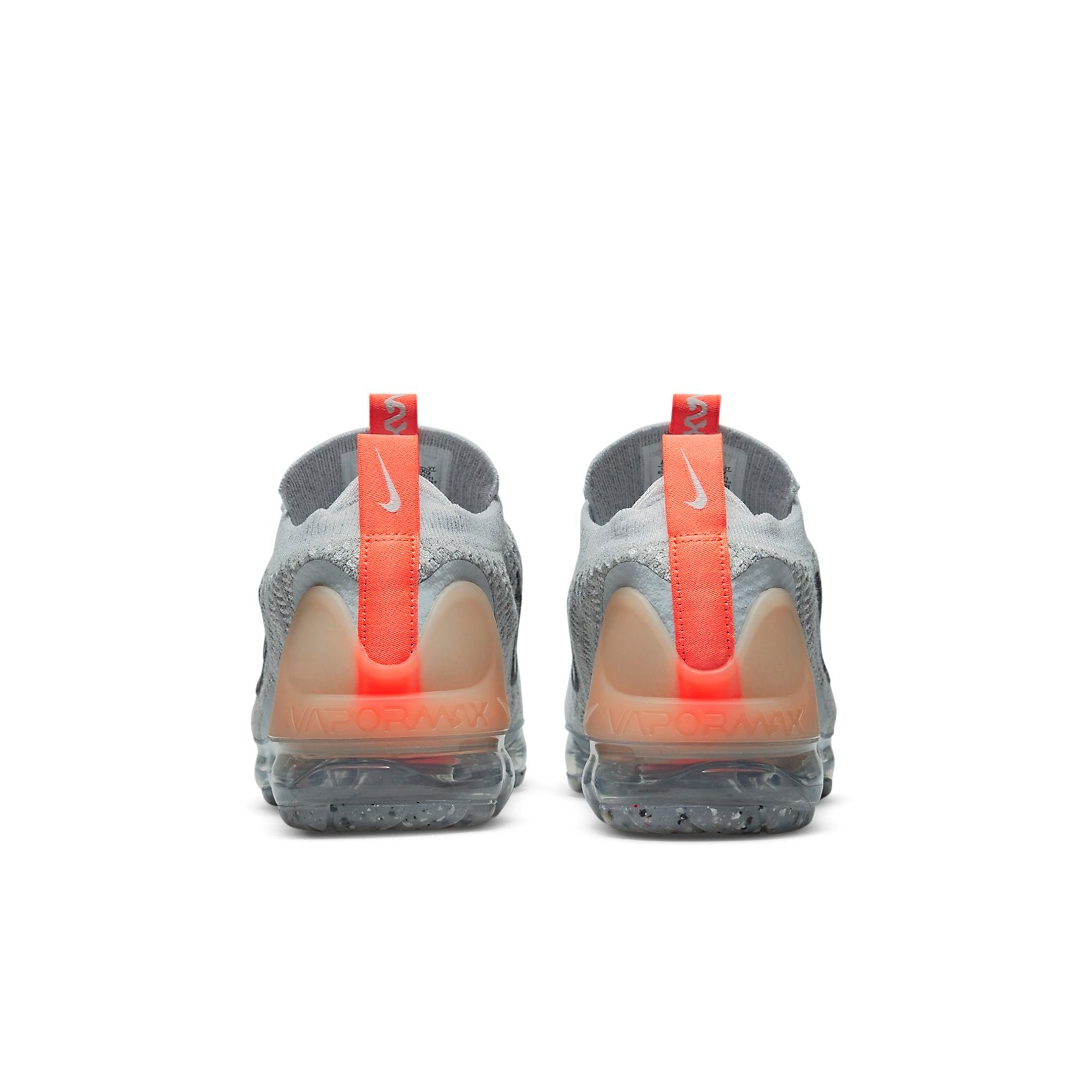 (GS) Nike Air VaporMax 2021 Flyknit 'Grey Fog Bright Mango' DB1550-002